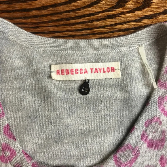 Rebecca Taylor Silk/cashmere cardigan sweater - Picture 4 of 5